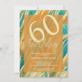 Elegant Glitter Gold Calligraphy Birthday Kaart (Voorkant)