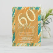 Elegant Glitter Gold Calligraphy Birthday Kaart (Staand voorkant)