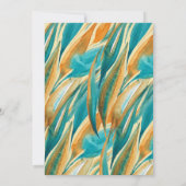 Elegant Glitter Gold Calligraphy Birthday Kaart (Achterkant)