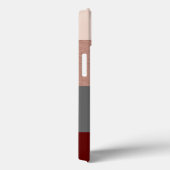 Elegant, Glitter Gold Pineappel, Stripe Case-Mate iPhone Case (Achterkant / Rechts)