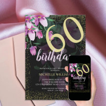 Elegant Glitter Gold Waterverf Floral Chic