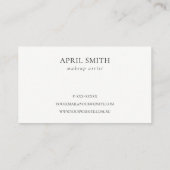 Elegant Glitter Green Pink Aqua Shiny Appointment Visitekaartje (Achterkant)