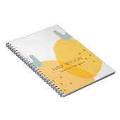 Elegant Glitter Green Pink Aqua Shiny Shimmer Plan Notitieboek (Rechterzijde)