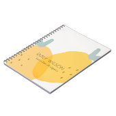 Elegant Glitter Green Pink Aqua Shiny Shimmer Plan Notitieboek (Linkerzijde)