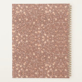 Elegant Glitter Hairdressing Benoeming Luxurous Planner (Achterkant)