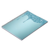 Elegant Glitter iPad Air Cover Notitieboek (Linkerzijde)