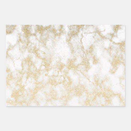 Elegant glitter marmer inpakpapier vel (Voorkant 3)