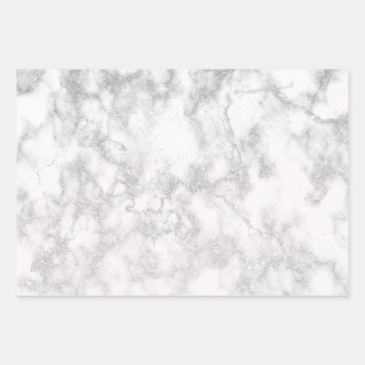 Elegant  glitter marmer inpakpapier vel (Voorkant 2)