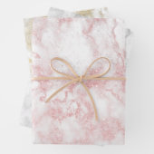 Elegant glitter marmer inpakpapier vel (In situ)