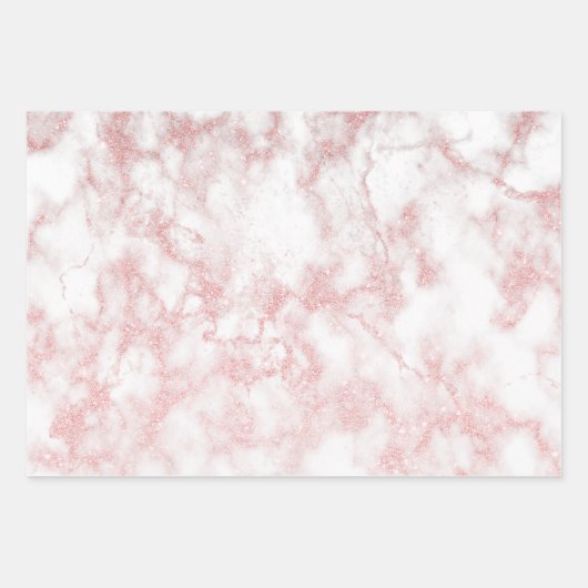 Elegant glitter marmer inpakpapier vel (Voorkant)