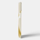 Elegant Glitter monogrammed naam Case-Mate iPhone Case (Achterkant / Rechts)