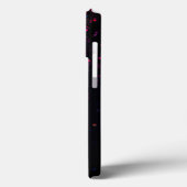 Elegant Glitter monogrammed naam Case-Mate iPhone Case (Achterkant / Links)