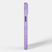 Elegant Glitter monogrammed naam Case-Mate iPhone Case (Achterkant / Rechts)