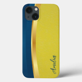 Elegant Glitter monogrammed naam Case-Mate iPhone Case