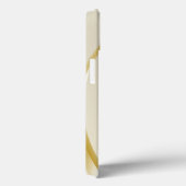 Elegant Glitter monogrammed naam Case-Mate iPhone Case (Achterkant / Rechts)