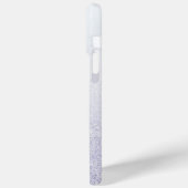 Elegant Glitter monogrammed naam Case-Mate iPhone Case (Achterkant / Links)