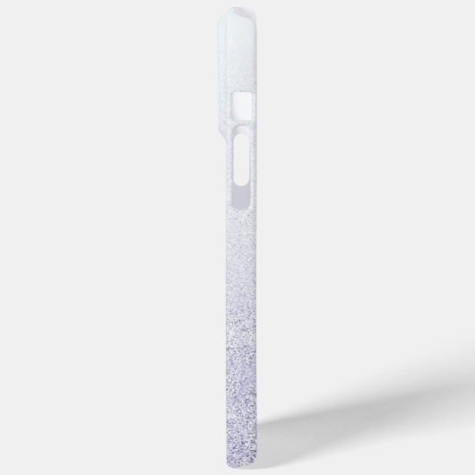 Elegant Glitter monogrammed naam Case-Mate iPhone Case (Achterkant / Links)