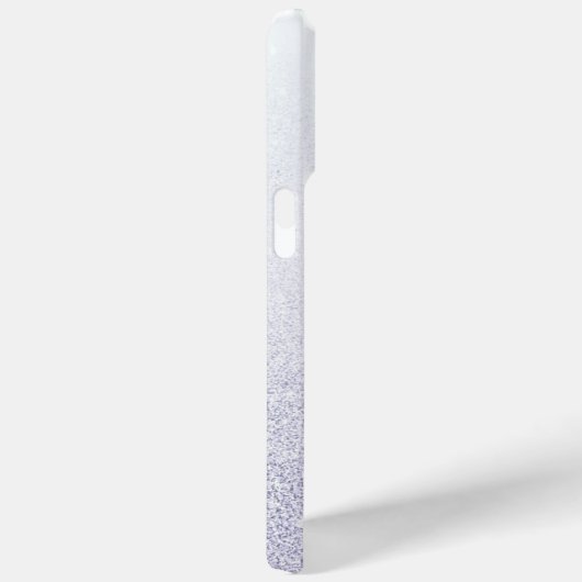 Elegant Glitter monogrammed naam Case-Mate iPhone Case (Achterkant / Rechts)