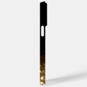 Elegant Glitter monogrammed naam Case-Mate iPhone Case (Achterkant / Rechts)