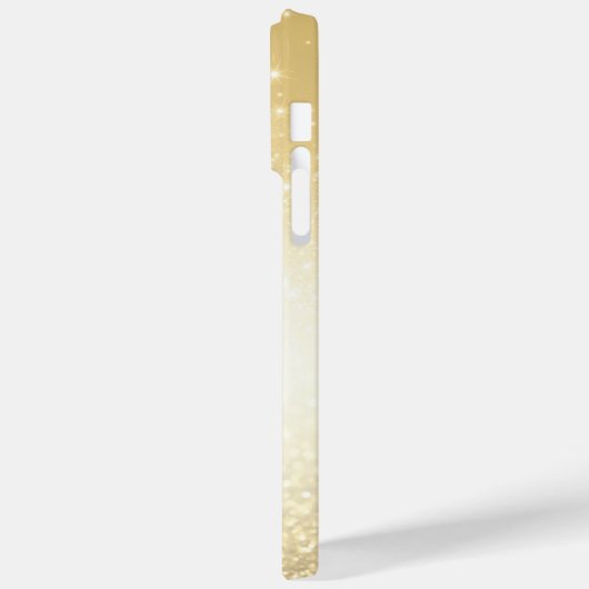 Elegant Glitter monogrammed naam Case-Mate iPhone Case (Achterkant / Links)