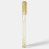 Elegant Glitter monogrammed naam Case-Mate iPhone Case (Achterkant / Rechts)