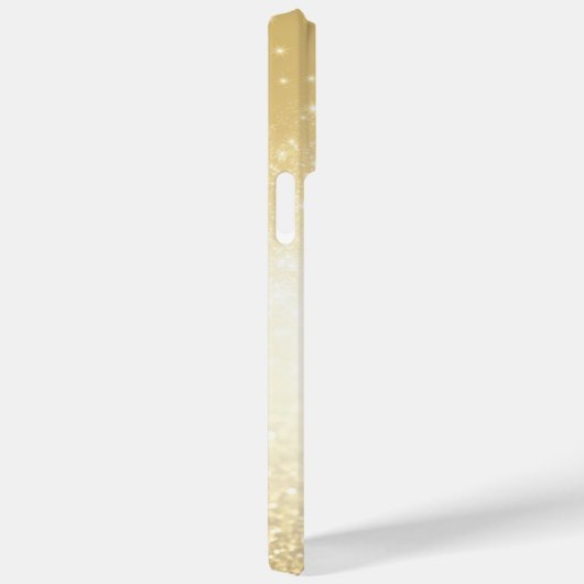 Elegant Glitter monogrammed naam Case-Mate iPhone Case (Achterkant / Rechts)