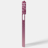 Elegant Glitter monogrammed naam Case-Mate iPhone Case (Achterkant / Rechts)