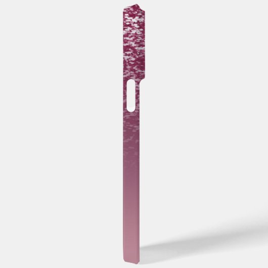 Elegant Glitter monogrammed naam Case-Mate iPhone Case (Achterkant / Rechts)