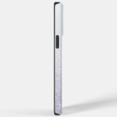 Elegant Glitter monogrammed naam Case-Mate iPhone Case (Achterkant / Rechts)