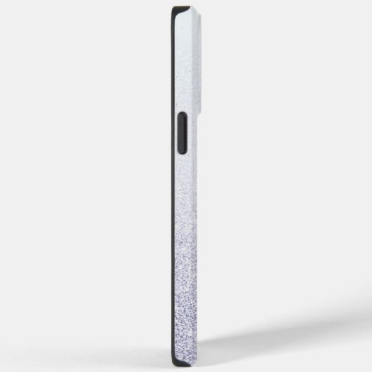 Elegant Glitter monogrammed naam Case-Mate iPhone Case (Achterkant / Rechts)