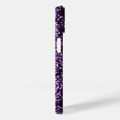 Elegant Glitter monogrammed naam Case-Mate iPhone Case (Achterkant / Rechts)