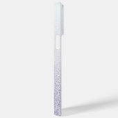 Elegant Glitter monogrammed naam Case-Mate iPhone Case (Achterkant / Rechts)