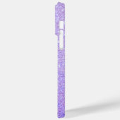 Elegant Glitter monogrammed naam Case-Mate iPhone Case (Achterkant / Links)