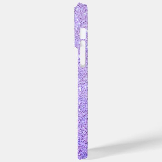 Elegant Glitter monogrammed naam Case-Mate iPhone Case (Achterkant / Links)