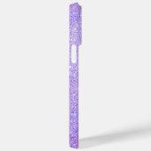 Elegant Glitter monogrammed naam Case-Mate iPhone Case (Achterkant / Rechts)