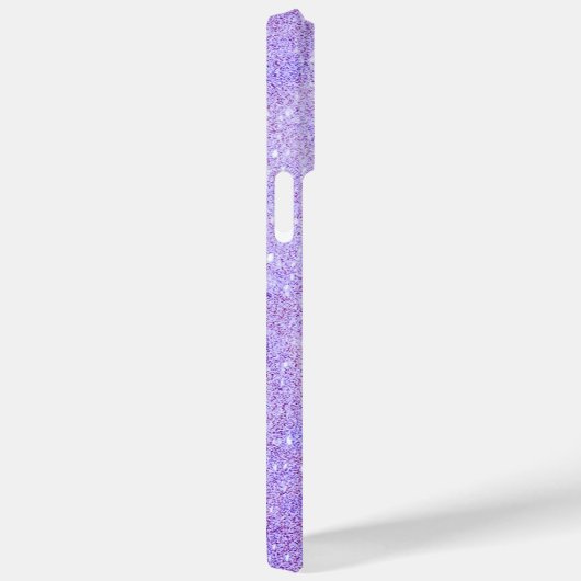 Elegant Glitter monogrammed naam Case-Mate iPhone Case (Achterkant / Rechts)