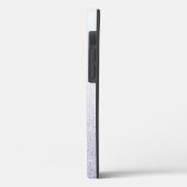 Elegant Glitter monogrammed naam Case-Mate iPhone Case (Achterkant / Links)