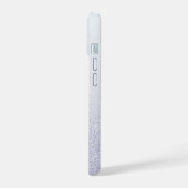 Elegant Glitter monogrammed naam iPhone 15 Case (Linkerkant)