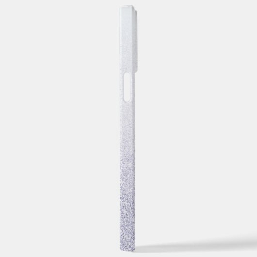 Elegant Glitter monogrammed naam iPhone Hoesje (Rechterkant)