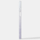 Elegant Glitter monogrammed naam iPhone Hoesje (Linkerkant)