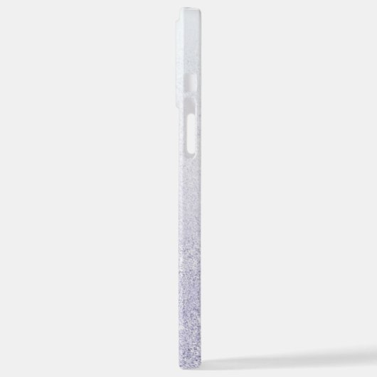 Elegant Glitter monogrammed naam iPhone Hoesje (Linkerkant)