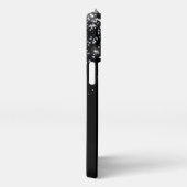 Elegant Glitter monogrammed naam iPhone Hoesje (Rechterkant)