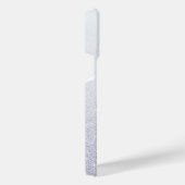 Elegant Glitter monogrammed naam iPhone Hoesje (Rechterkant)