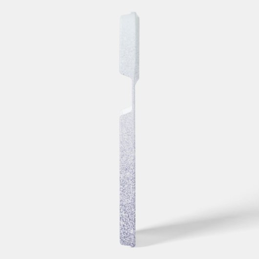 Elegant Glitter monogrammed naam iPhone Hoesje (Rechterkant)