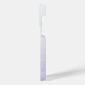 Elegant Glitter monogrammed naam iPhone Hoesje (Linkerkant)