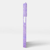 Elegant Glitter monogrammed naam iPhone Hoesje (Rechterkant)