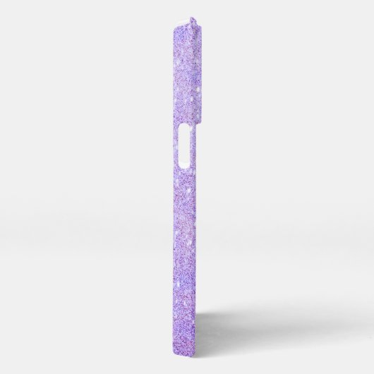 Elegant Glitter monogrammed naam iPhone Hoesje (Rechterkant)