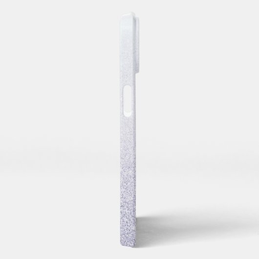 Elegant Glitter monogrammed naam iPhone Hoesje (Rechterkant)