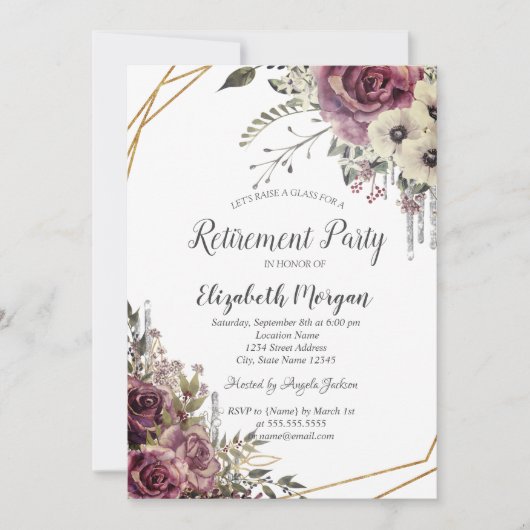 Elegant glitter-schijven, salpontroeping kaart (Voorkant)