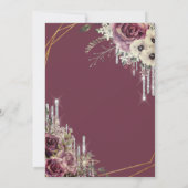 Elegant glitter-schijven, salpontroeping kaart (Achterkant)